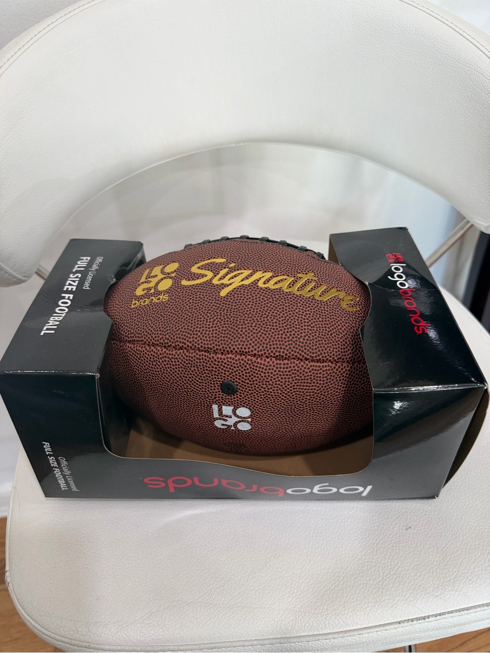 Signature Brown and Gold Kids Football by Signature